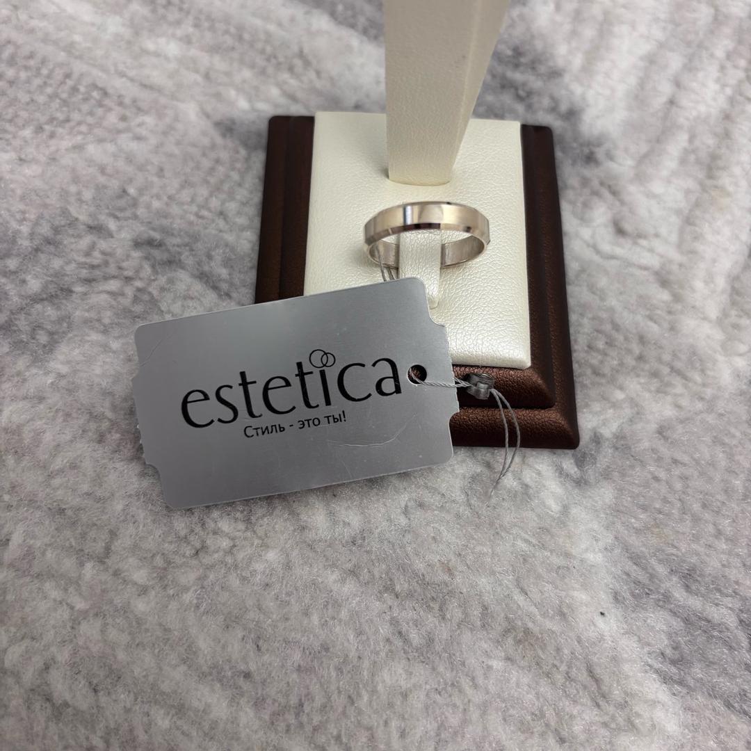 Estetica Обручальное кольцо из серебра 925 пробы 16,17,17,5 р есть — фото 2