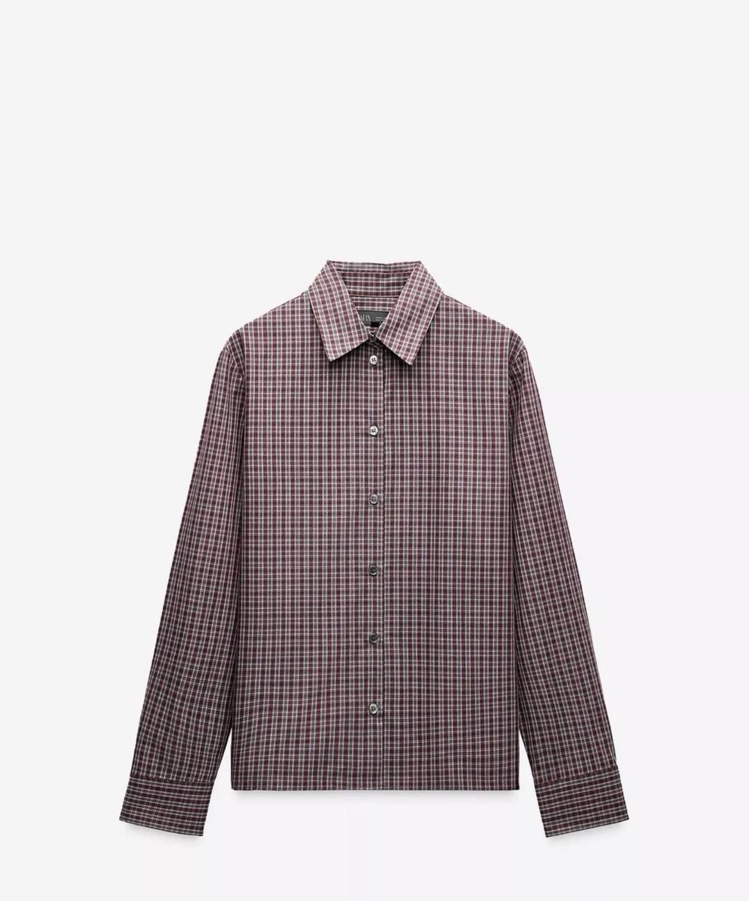 Zara Рубашка ZARA в клетку — фото 2