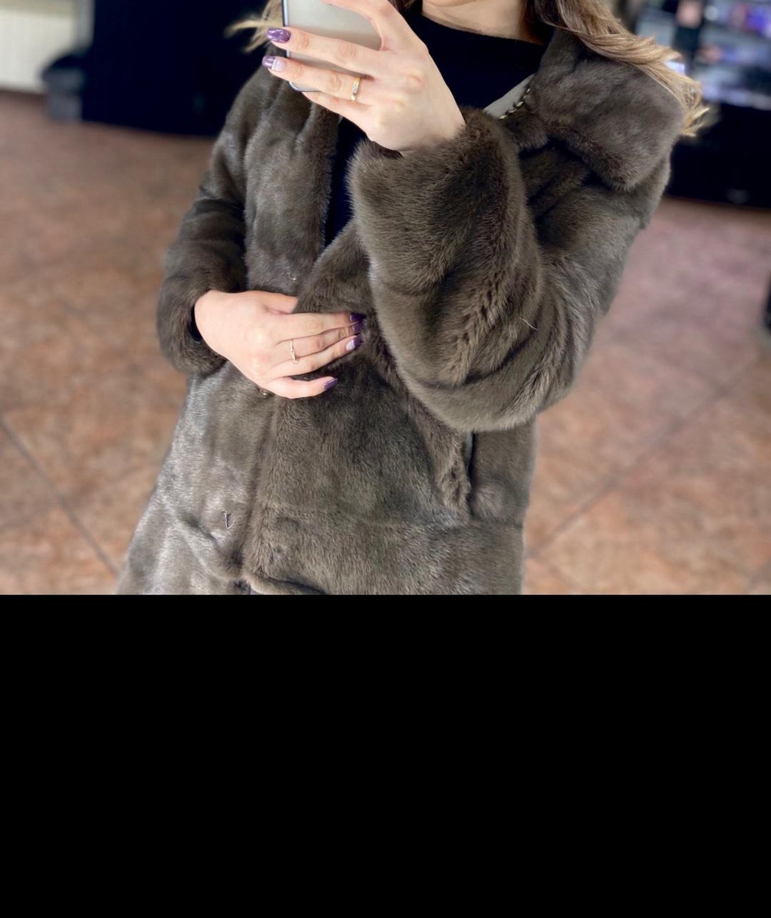 Нет бренда Шуба норковая — фото 2