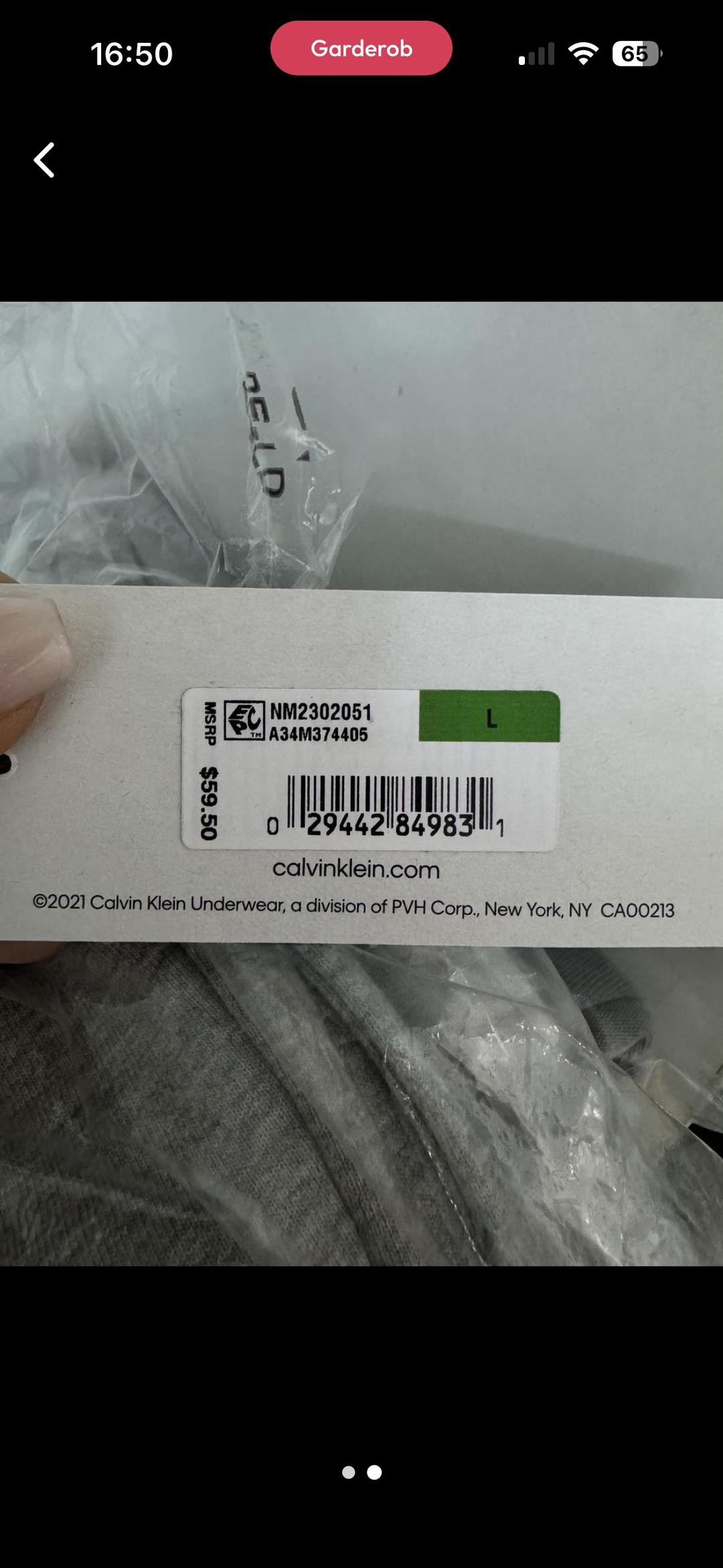 Calvin Klein Брюки мужские — фото 2