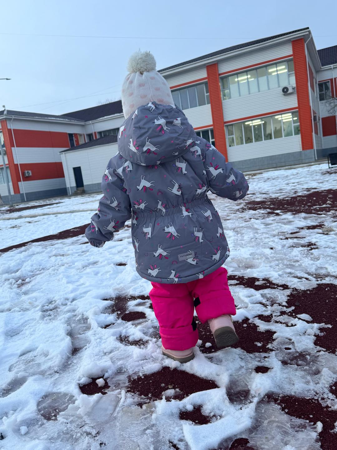Baby Go Зимний комбинезон для девочки — фото 2