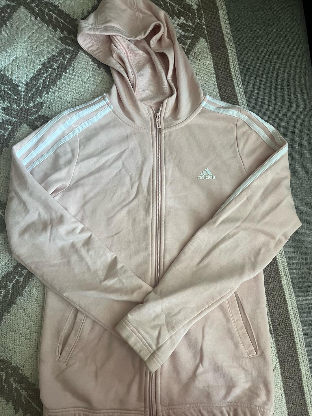 Adidas розовое зип худи адидас — фото 2