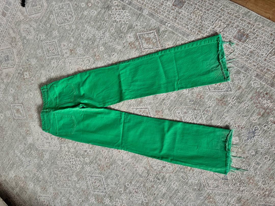 Zara Зеленые джинсы Zara — фото 2