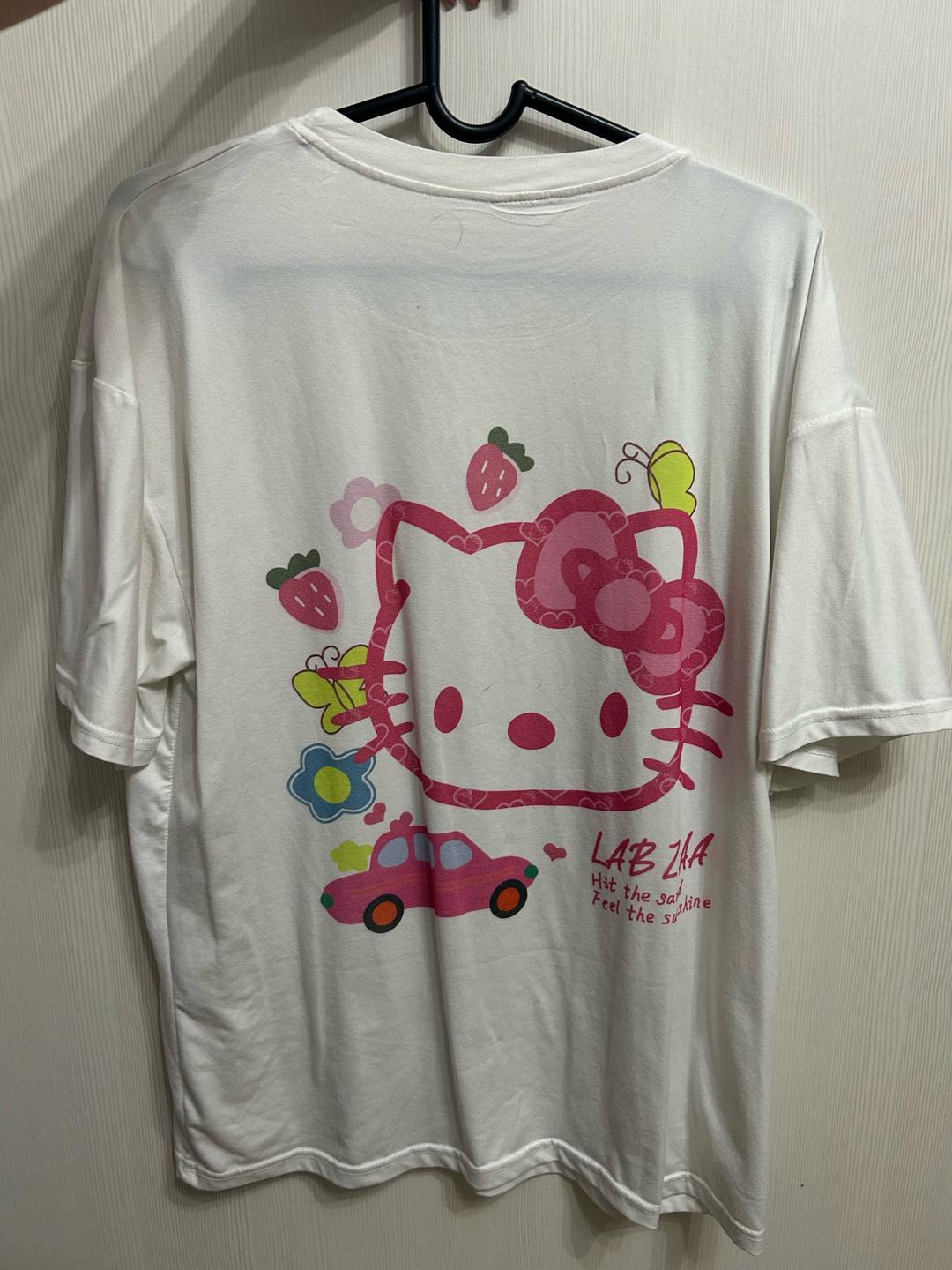 Нет бренда Футболка с принтом Hello Kitty — фото 2