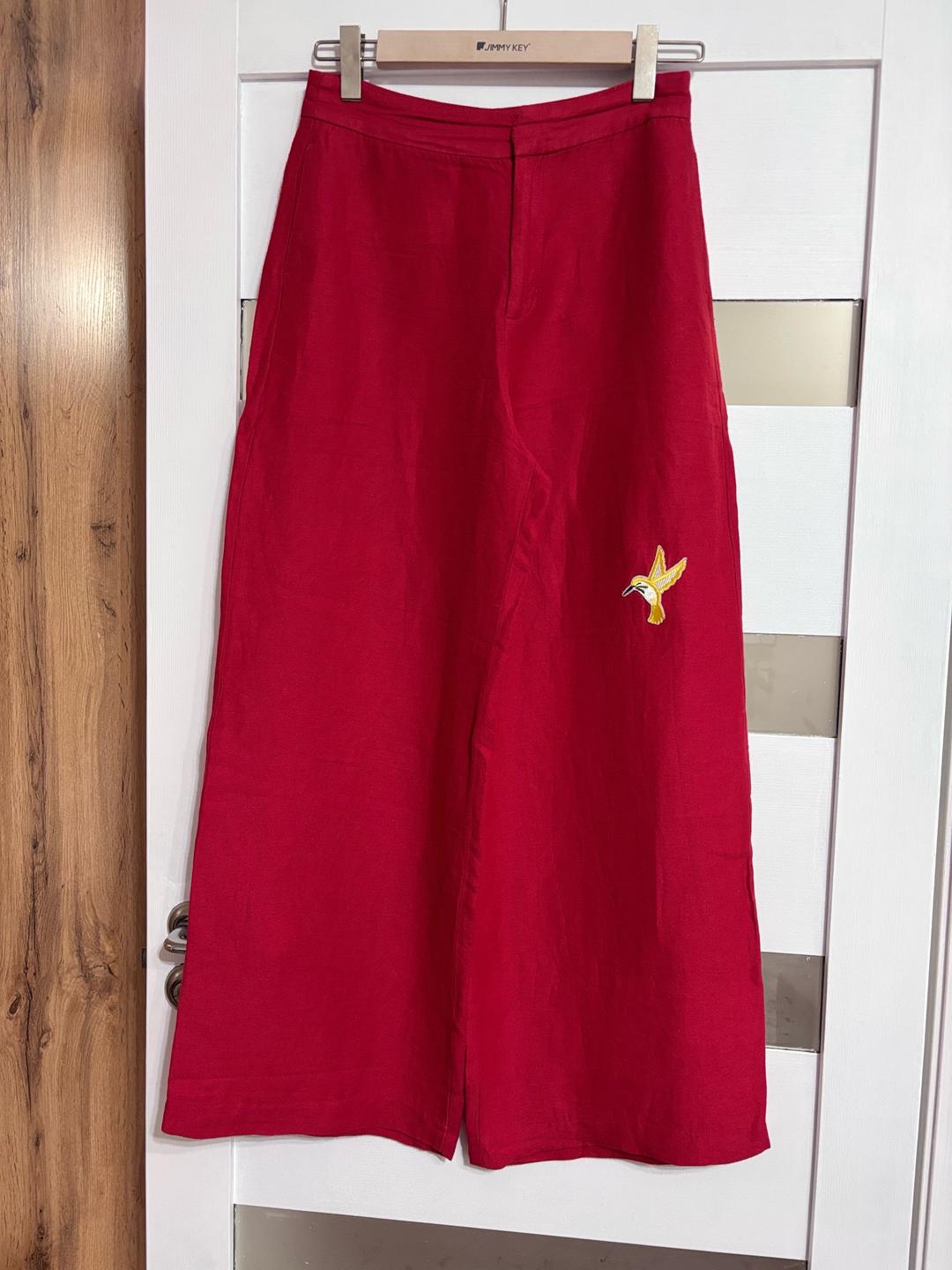 Zara Льняные штаны Zara — фото 2