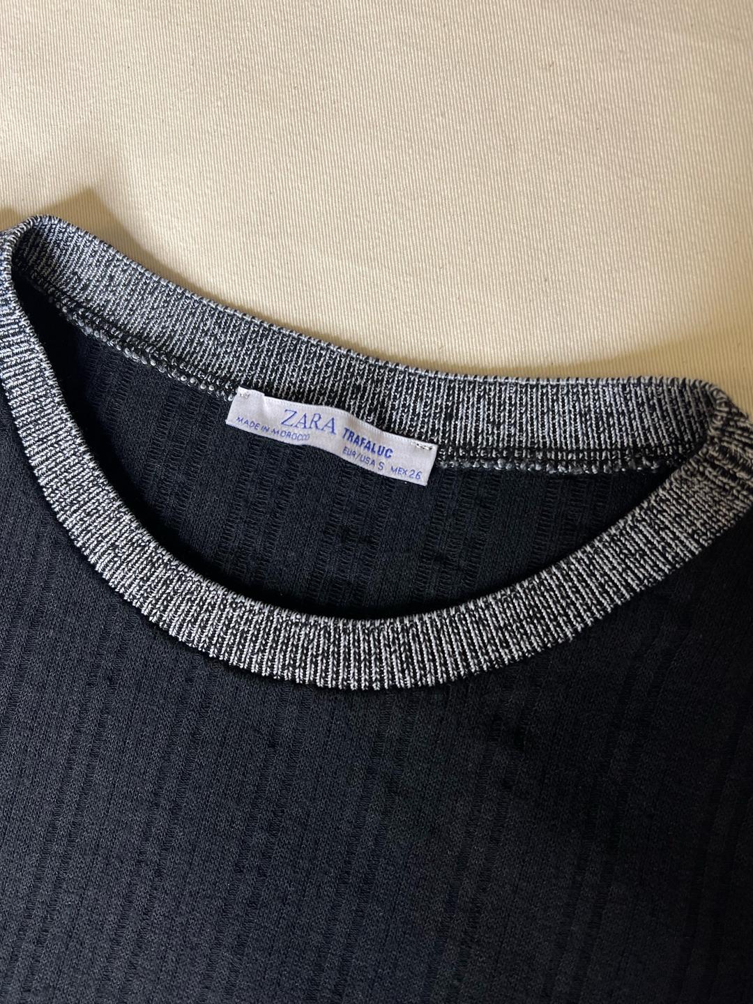 Zara Черная футболка Zara — фото 2