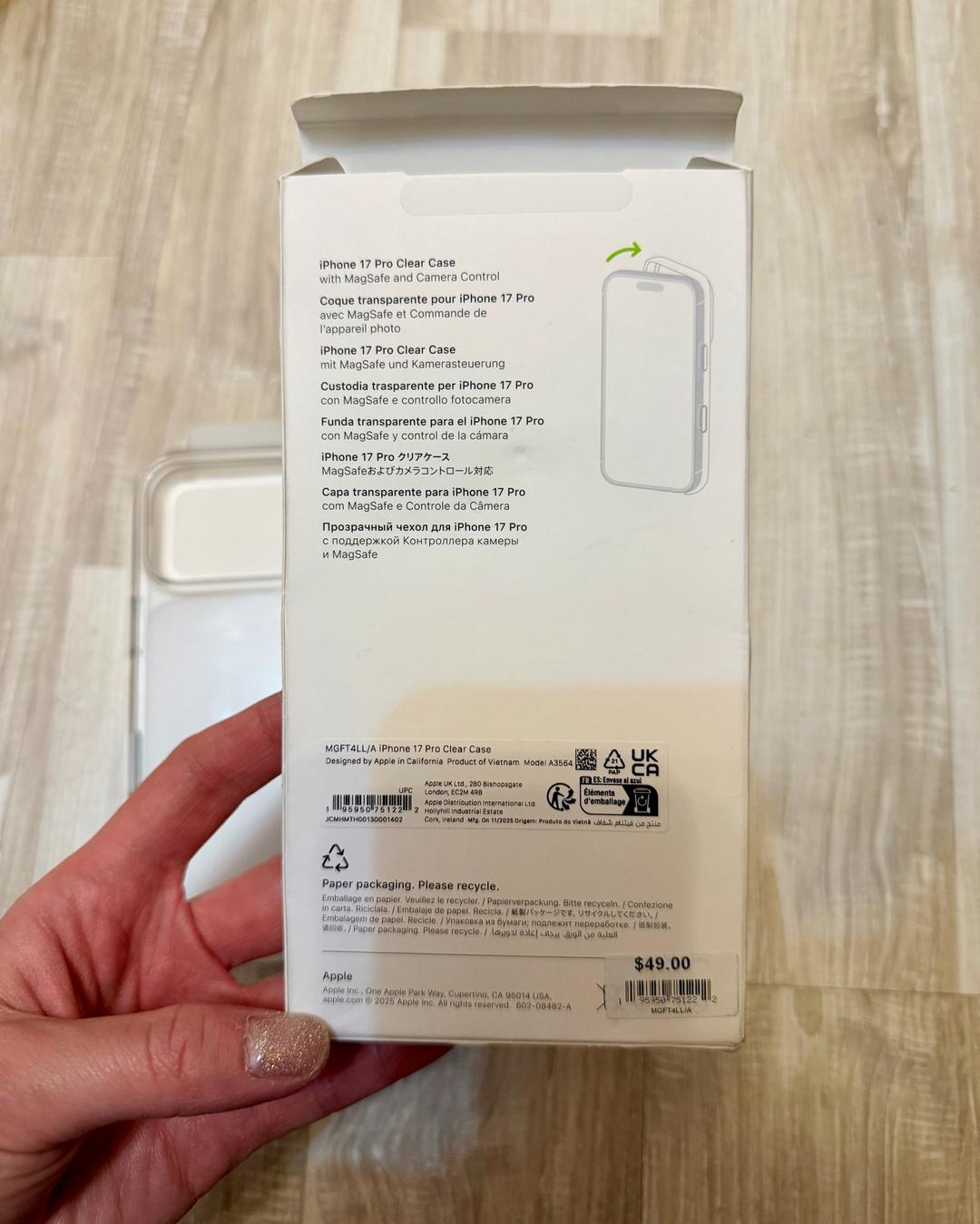 Apple Apple iPhone 17 Pro Clear Case — фото 2