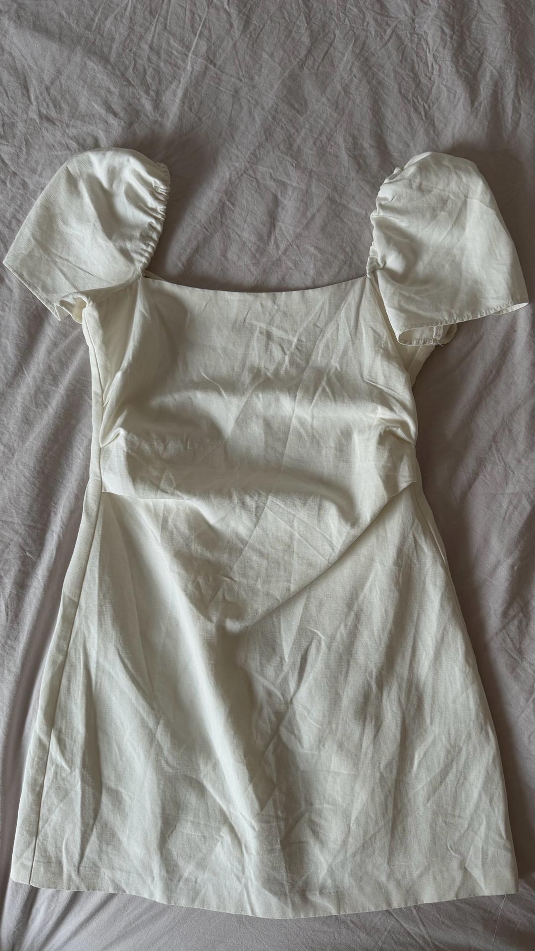 Zara Белое платье Зара — фото 2