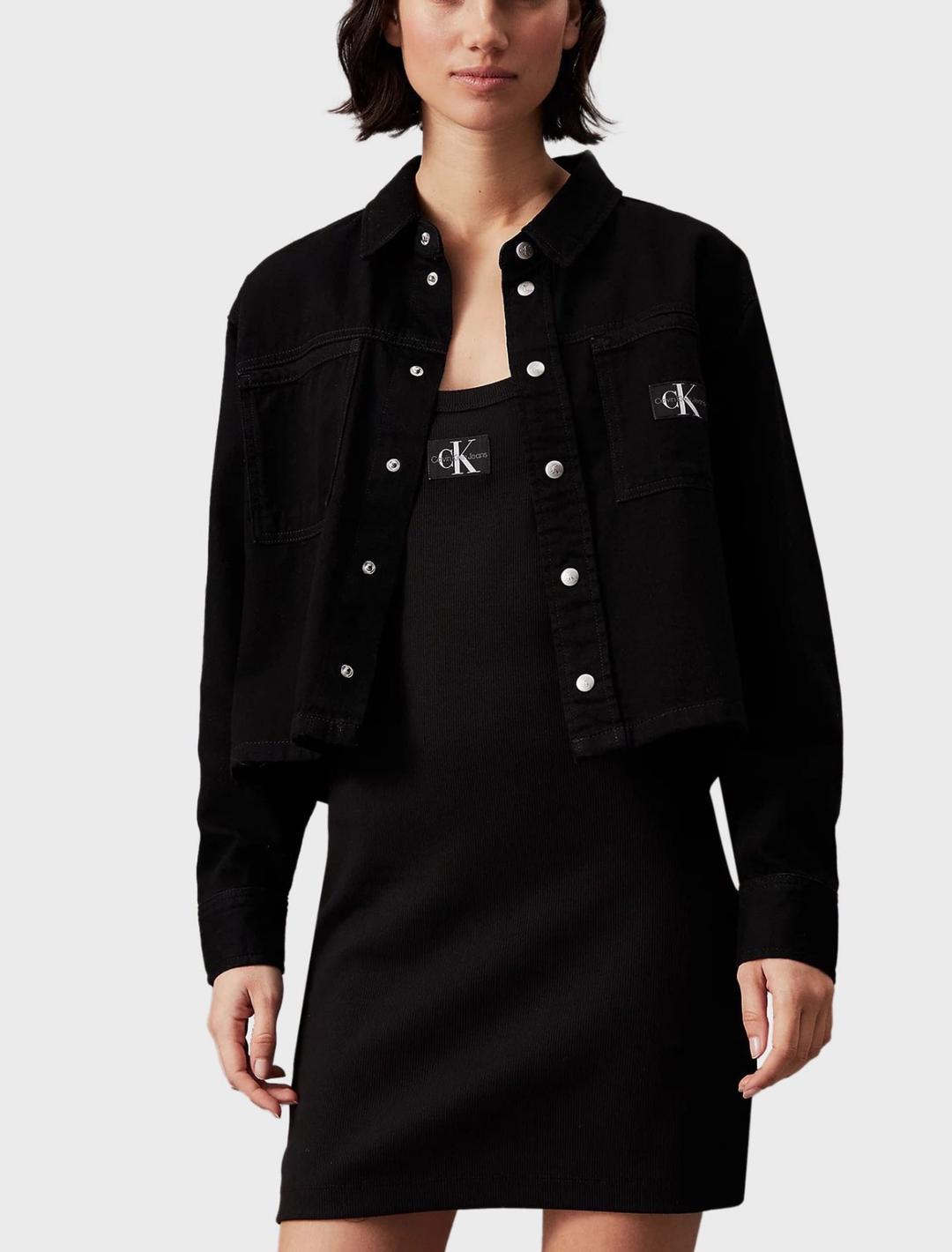 Calvin Klein Черная джинсовая рубашка — фото 2