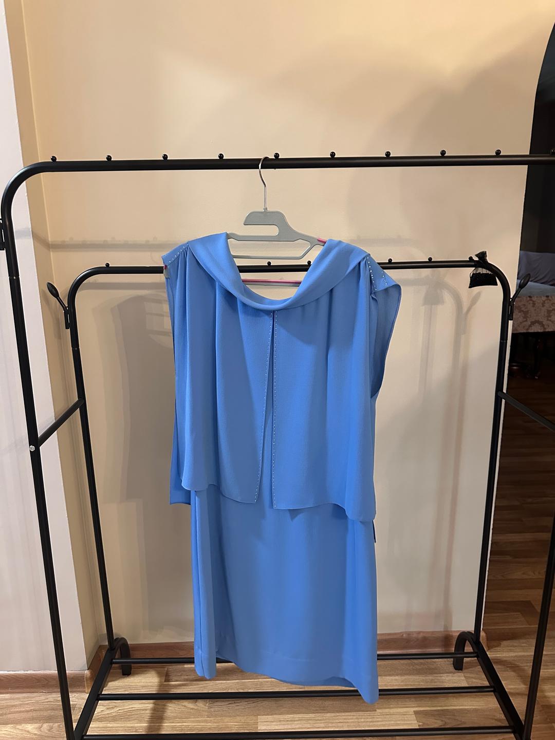 Paola collection Нарядное платье небесно-голубого цвета Paola Collection — фото 2