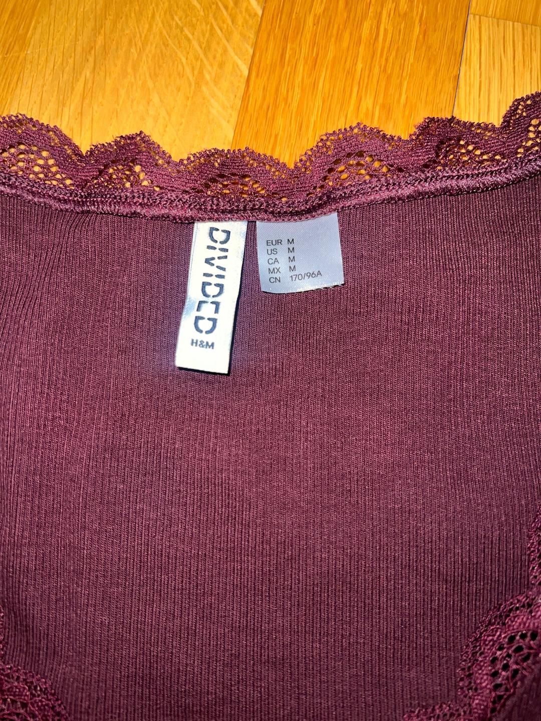 H&M Топ H&M DIVIDED бордовый — фото 2
