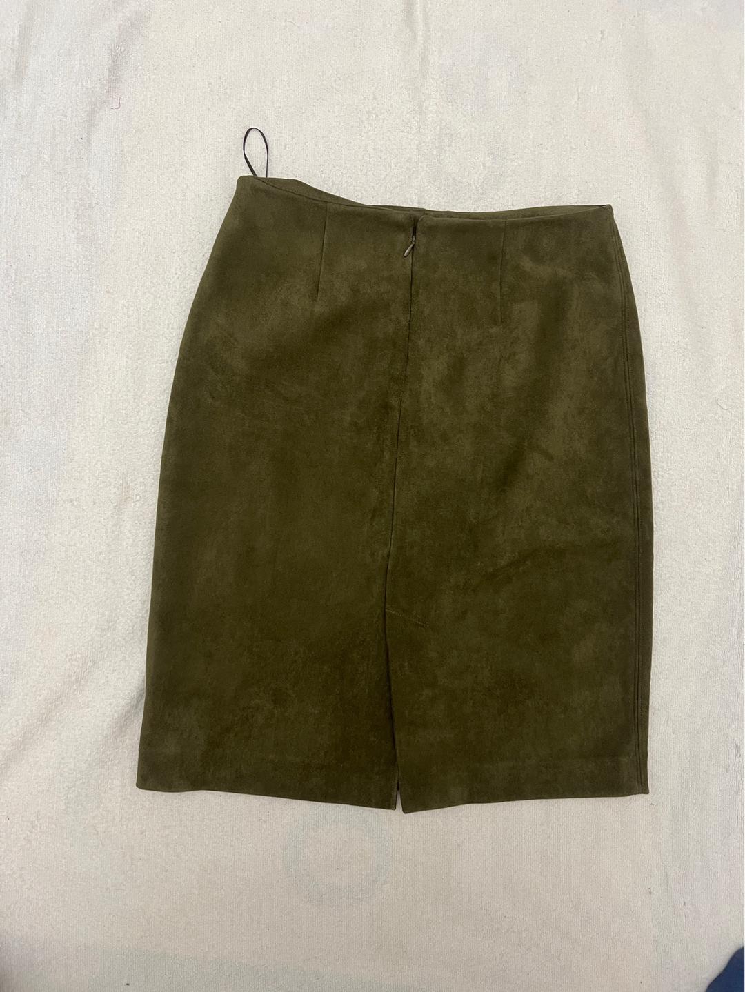 Zara Юбка под замшу — фото 2
