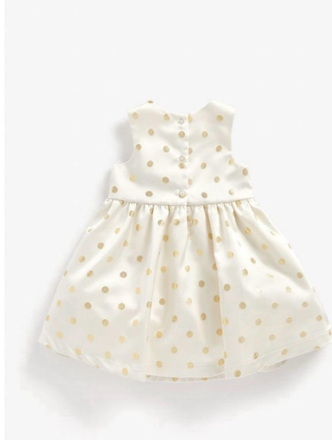 Mothercare Детское платье в горошек с бантом Mothercare — фото 2