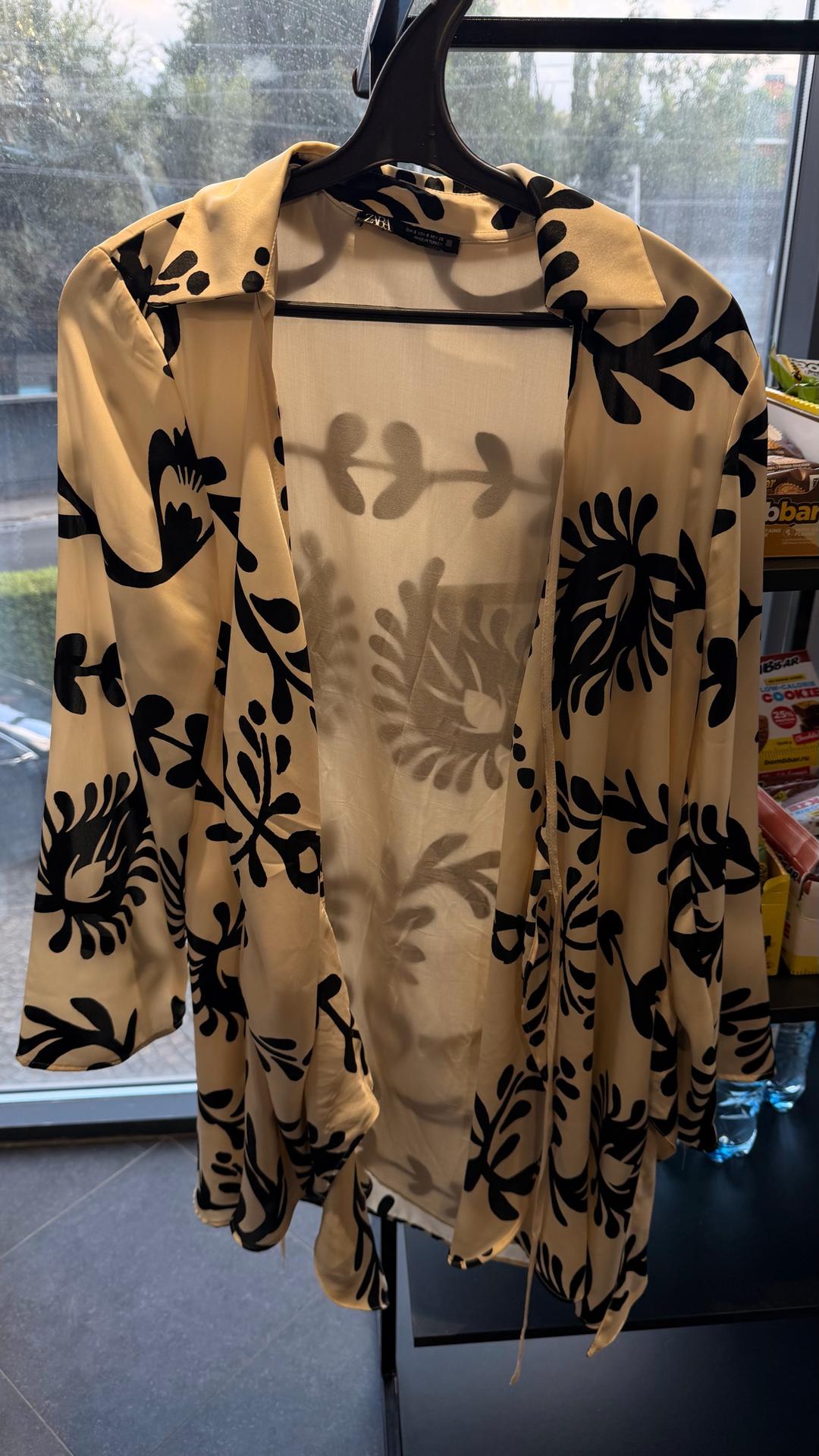 Zara Рубашка ZARA с принтом — фото 2