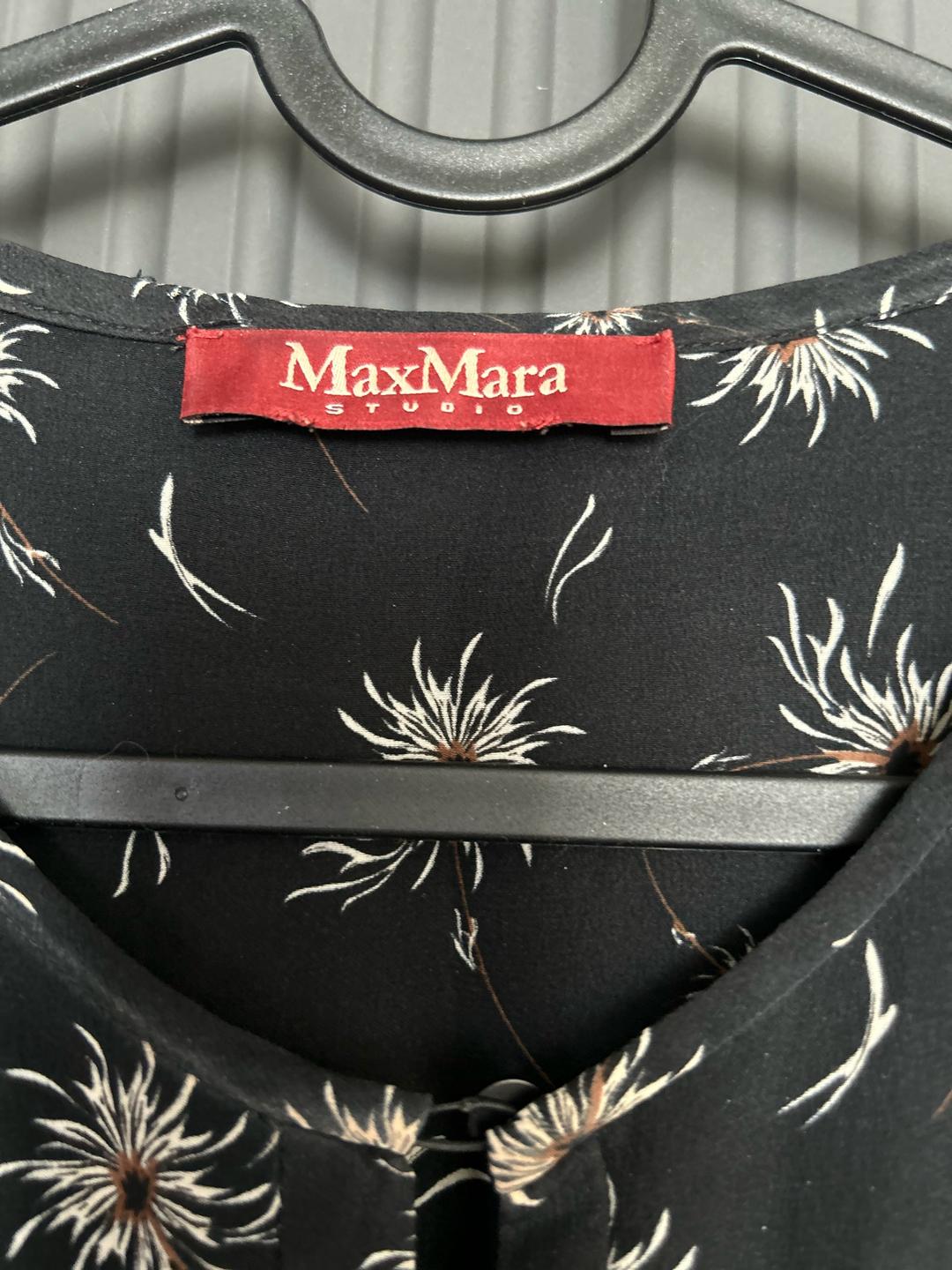 Max Mara Блуза MaxMara с цветочным принтом — фото 2