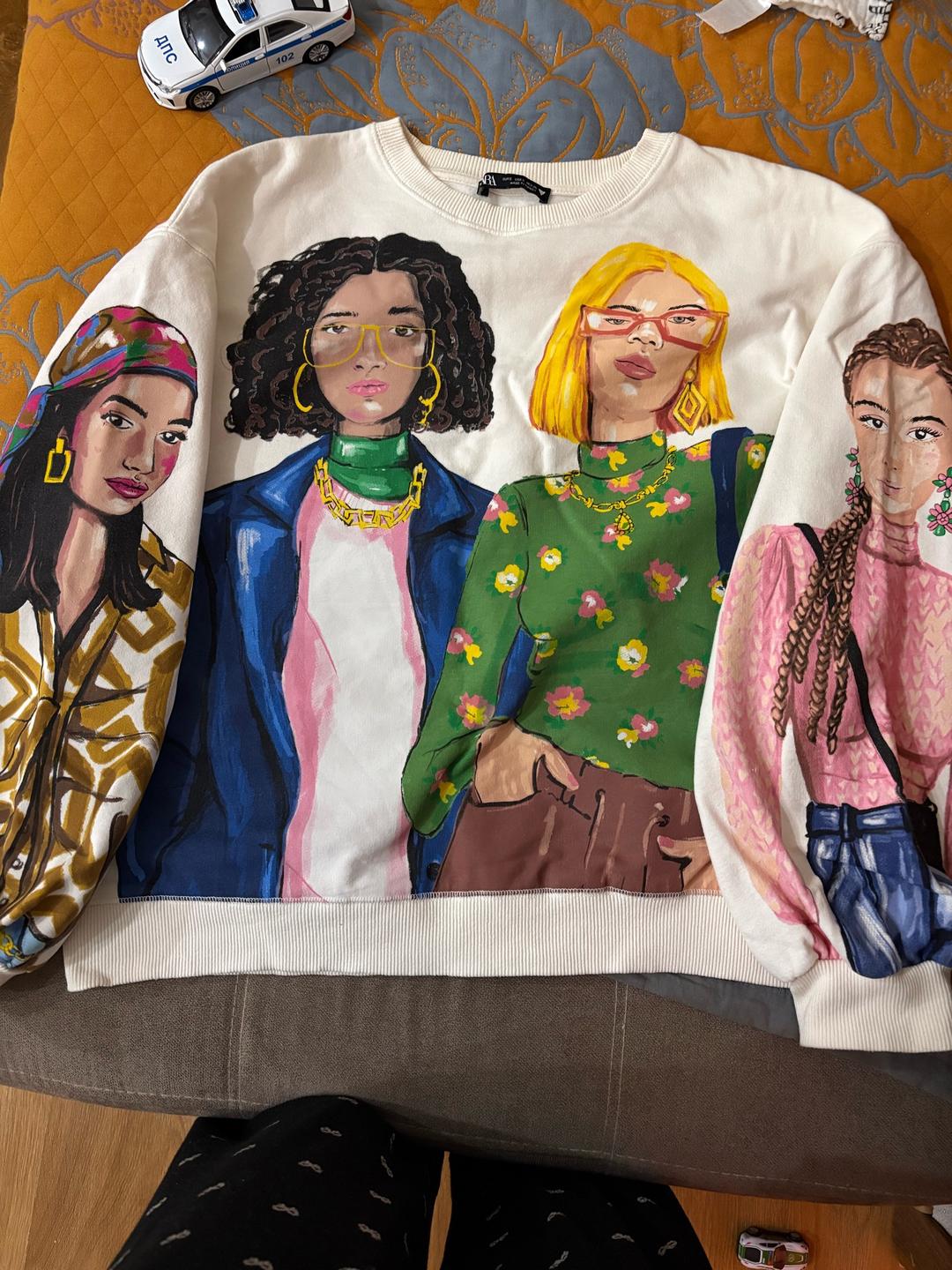 Zara Свитшот ZARA с принтом — фото 2