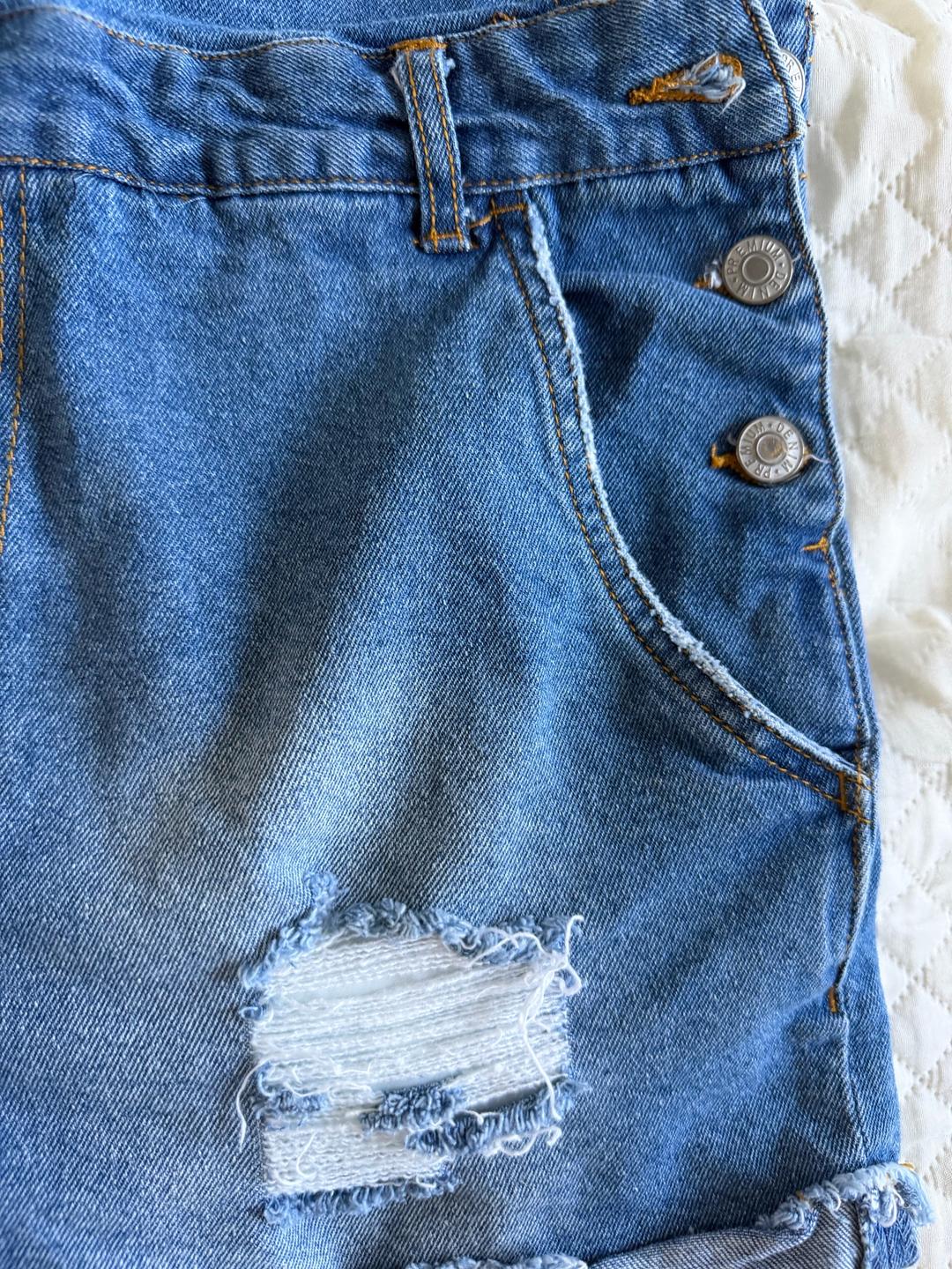 love tree denim Комбинезон с шортами джинсовый — фото 2