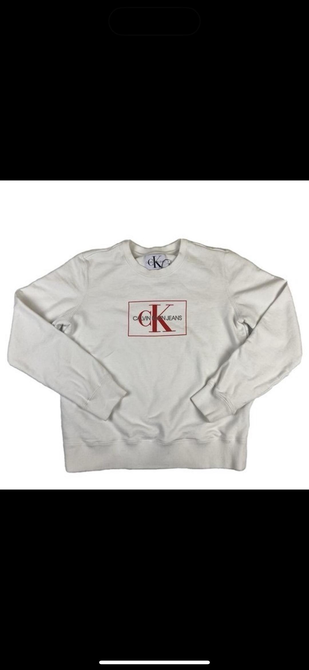 Calvin Klein белый свитшот Calvin Klein — фото 2