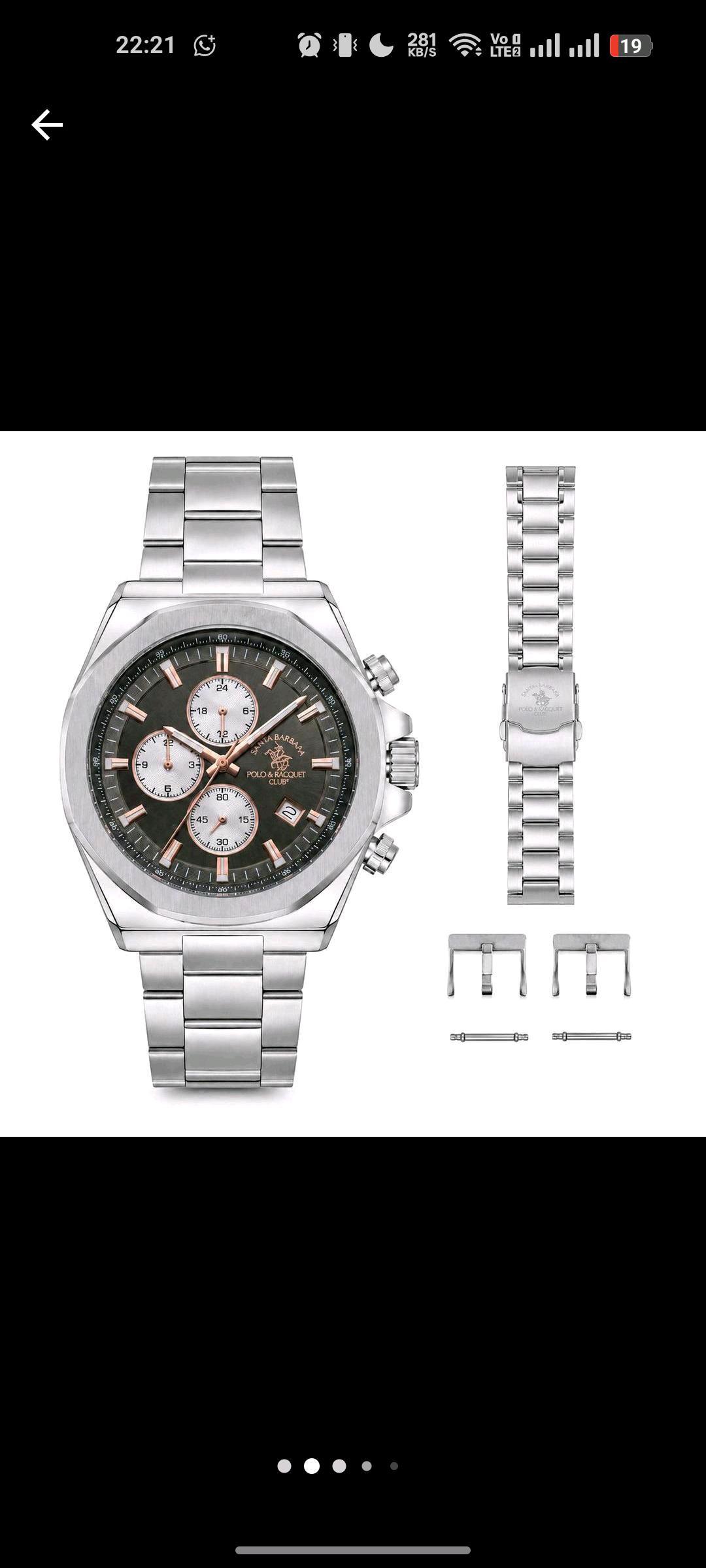 Beverly Hills Polo Club POLO CLUB 42MM CHRONOGRAPH STEEL новые — фото 2