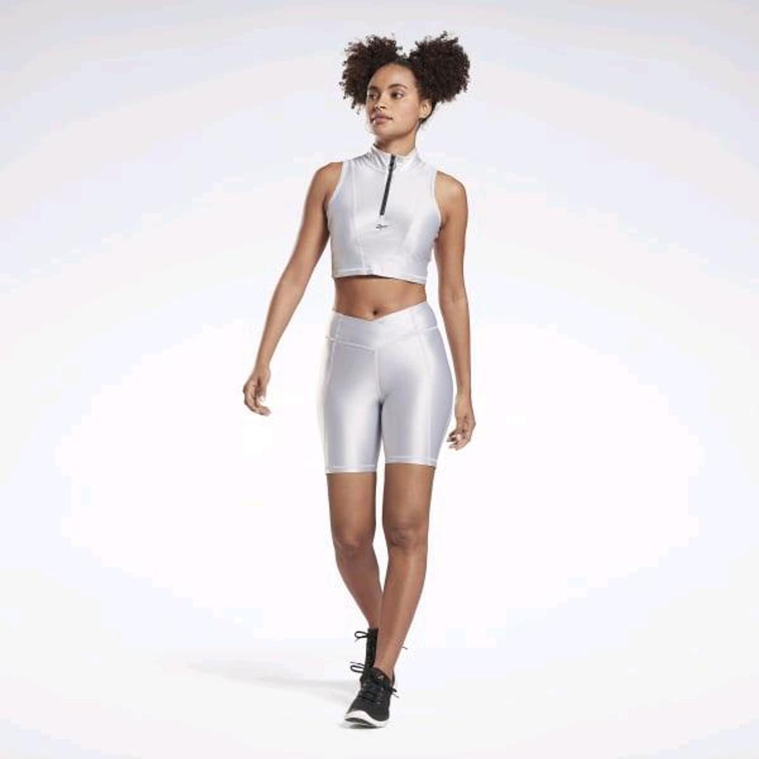 Reebok Костюм спортивный Reebok топ+велосипедки — фото 2