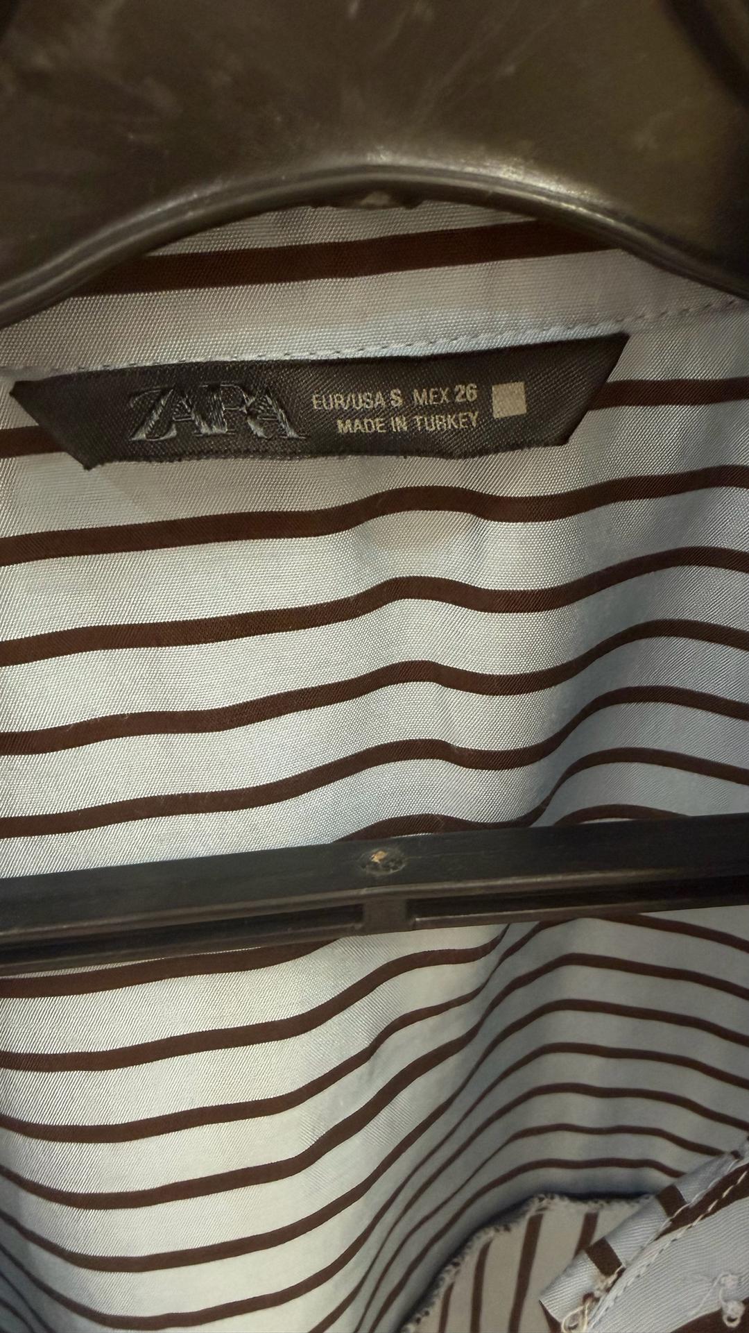 Zara Рубашка ZARA в полоску — фото 2