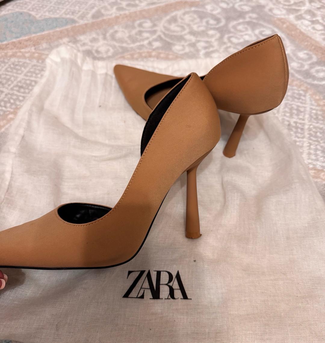 Zara Туфли бежевые Zara — фото 2