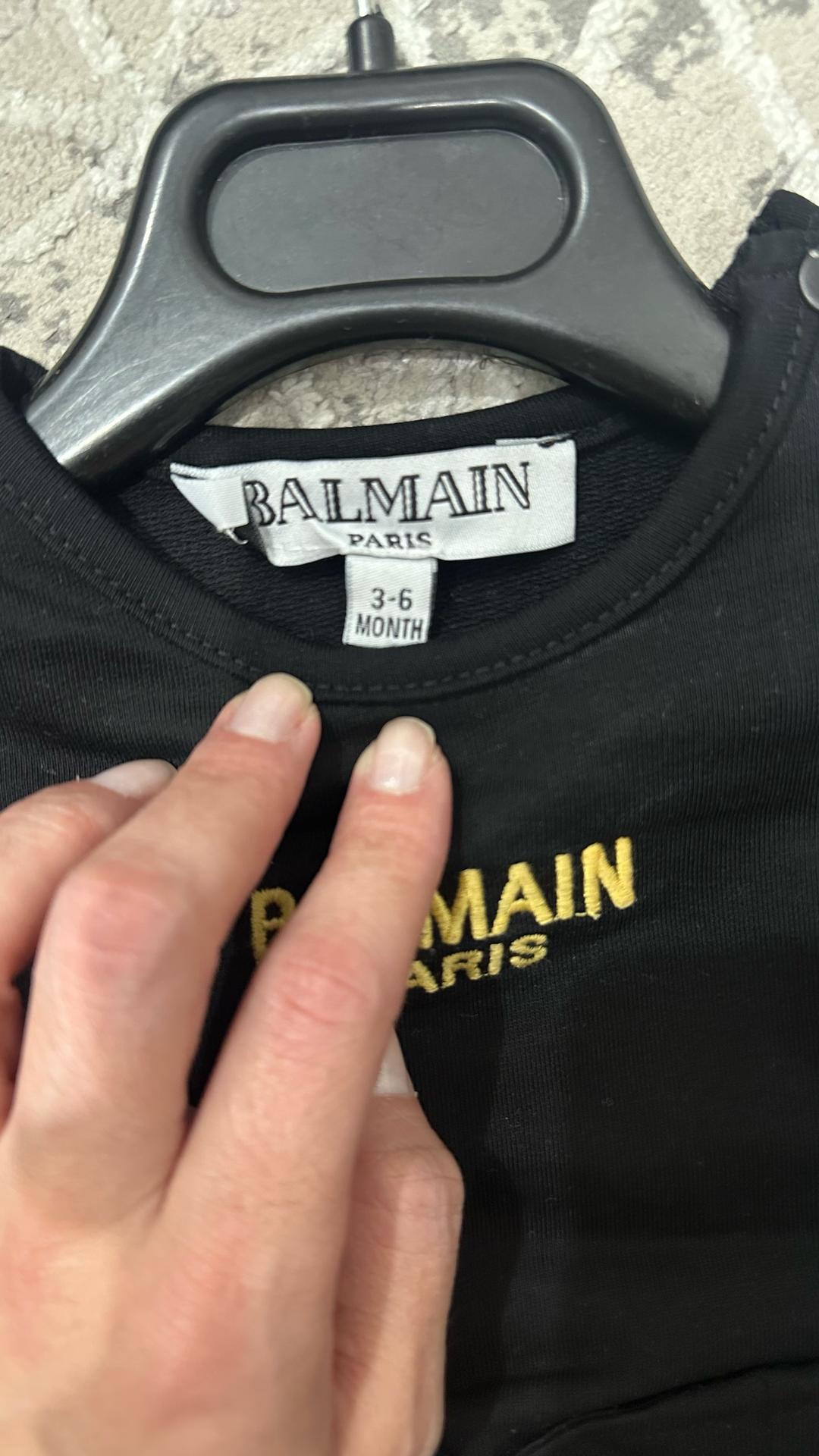 Balmain Платье черное — фото 2