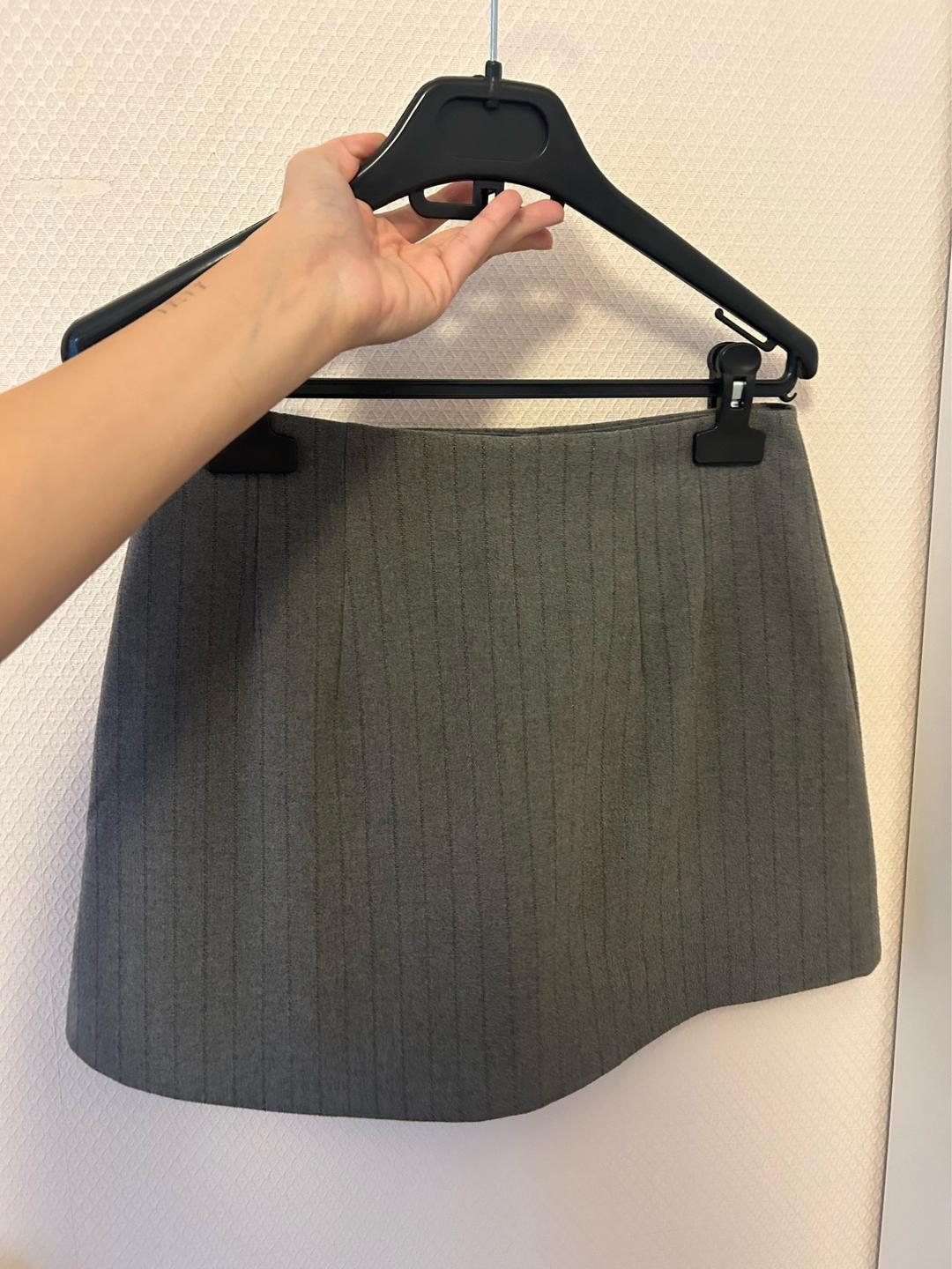 Pull & Bear Юбка-шорты мини в полоску — фото 2