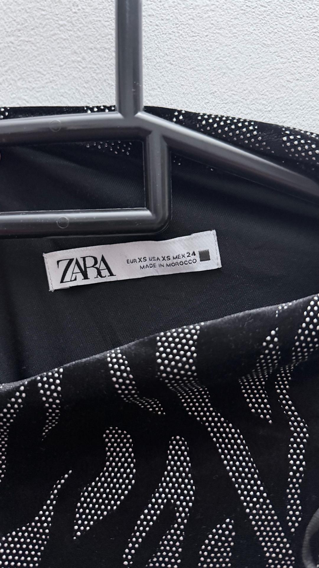 Zara Платье Zara мини облегающее с принтом зебра — фото 2