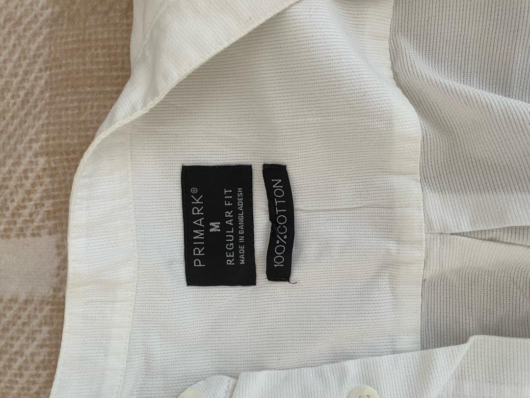 Primark Мужская белая рубашка Primark — фото 2