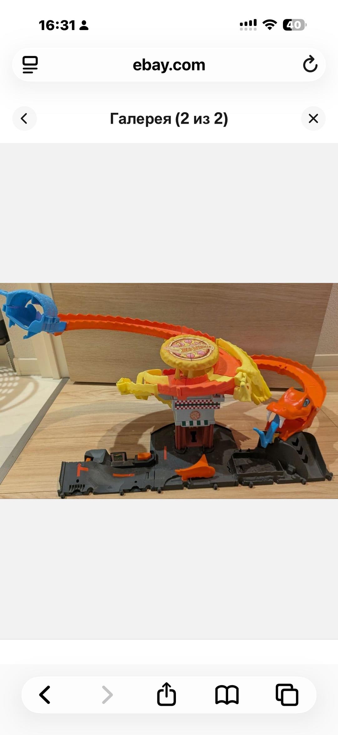 Hot Wheels Hot Wheels City Pizza Slam Cobra Attack игровой набор — фото 2