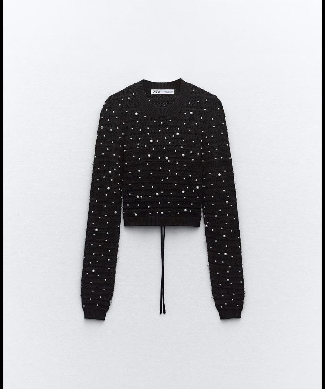 Zara Свитер Zara с жемчугом — фото 2