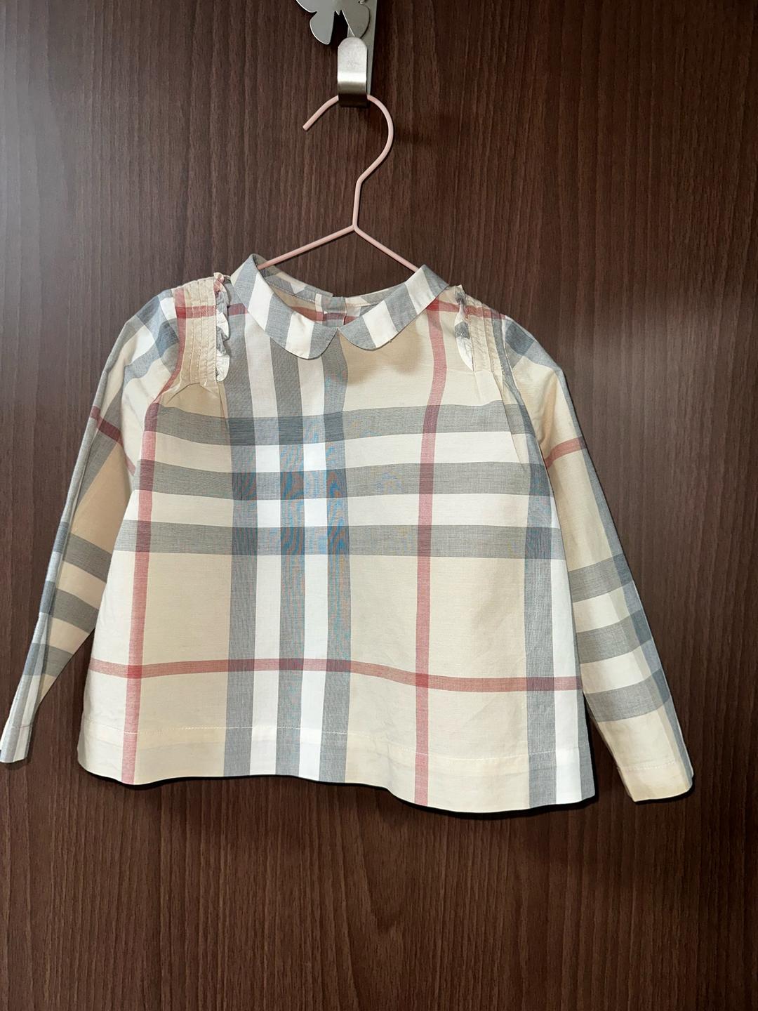 Burberry Детская рубашка Burberry 18m — фото 2