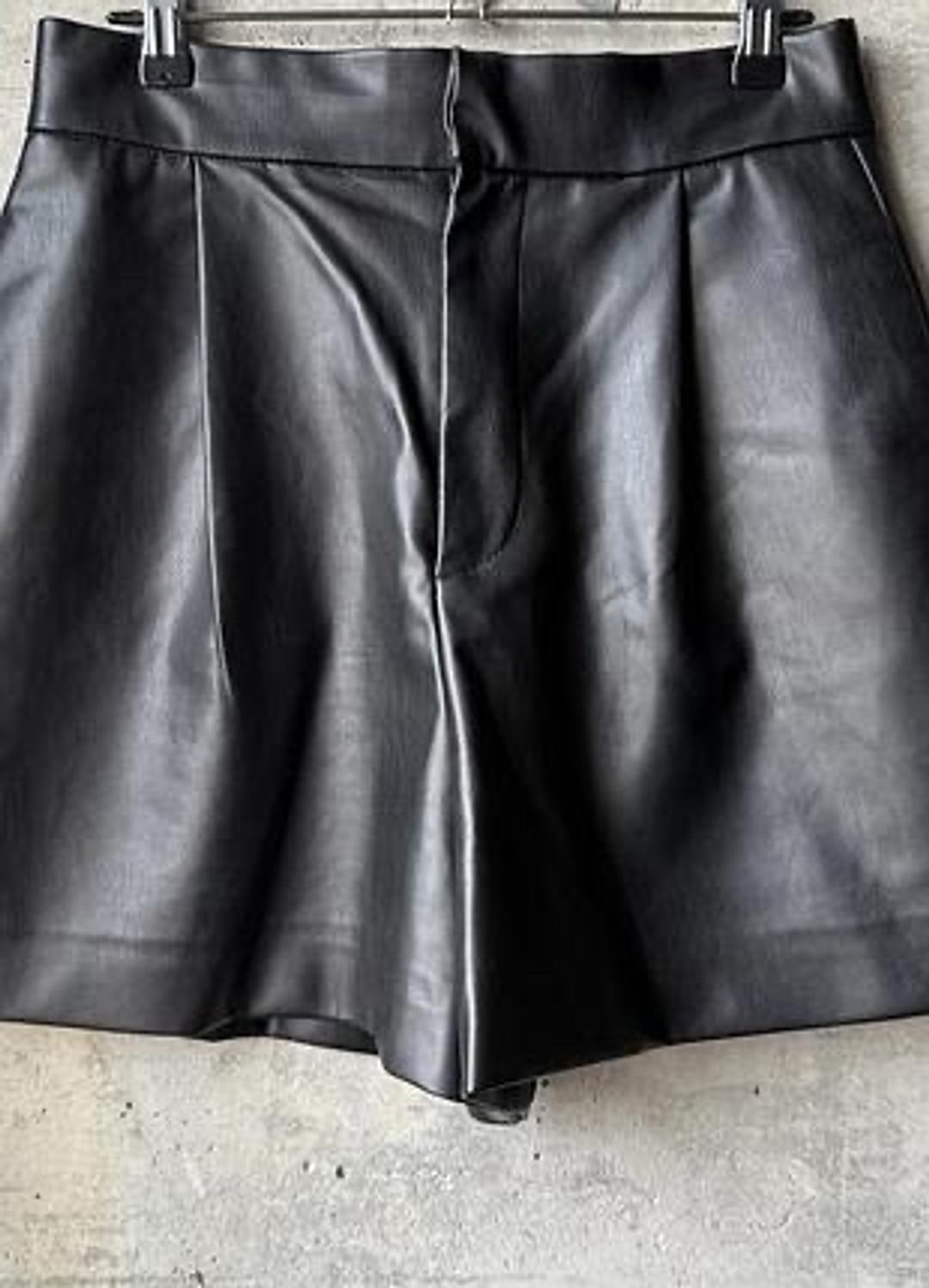 Zara Zara шорты кожаные XS — фото 2