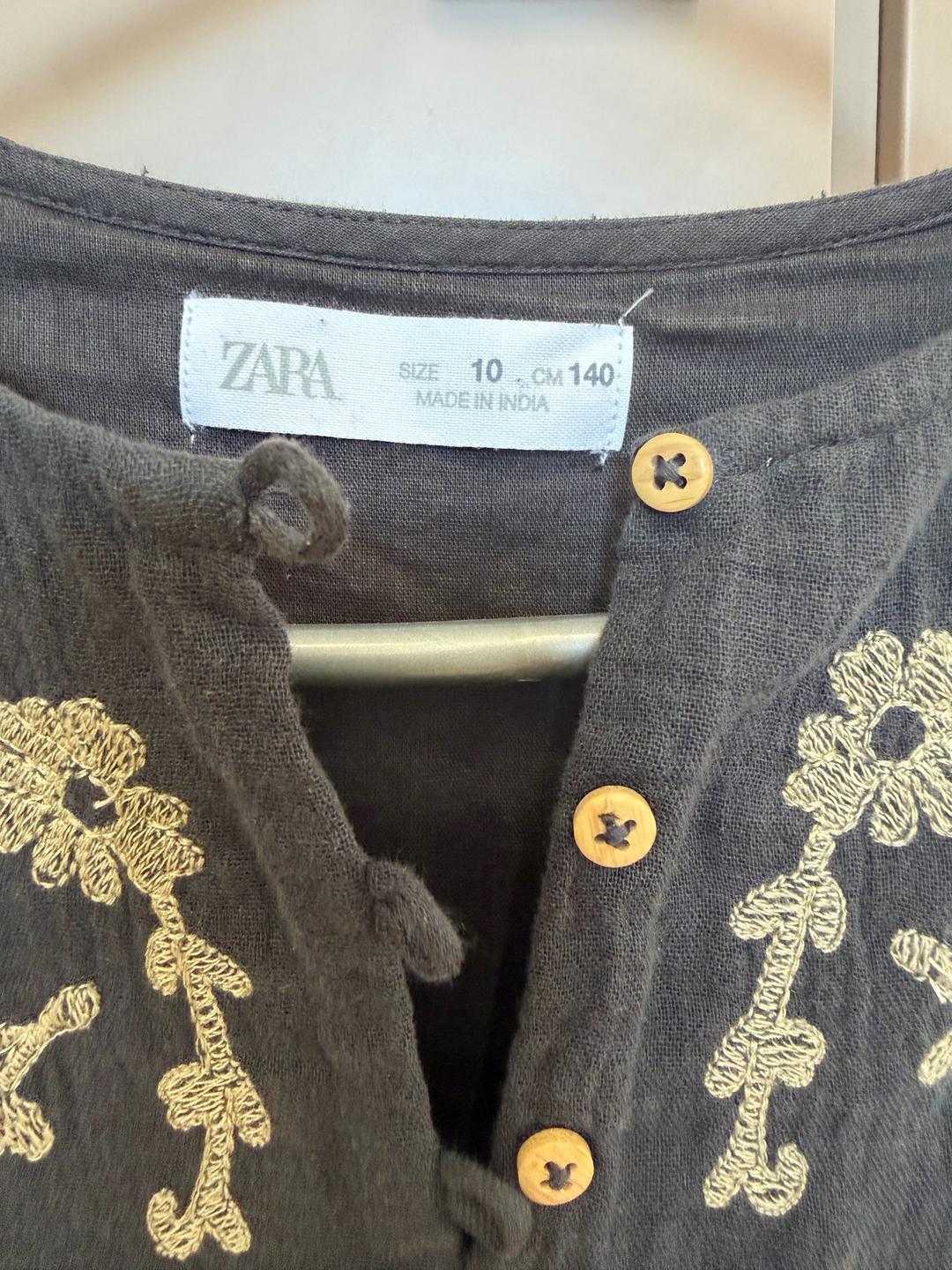 Zara Платье Zara с вышивкой для девочки — фото 2