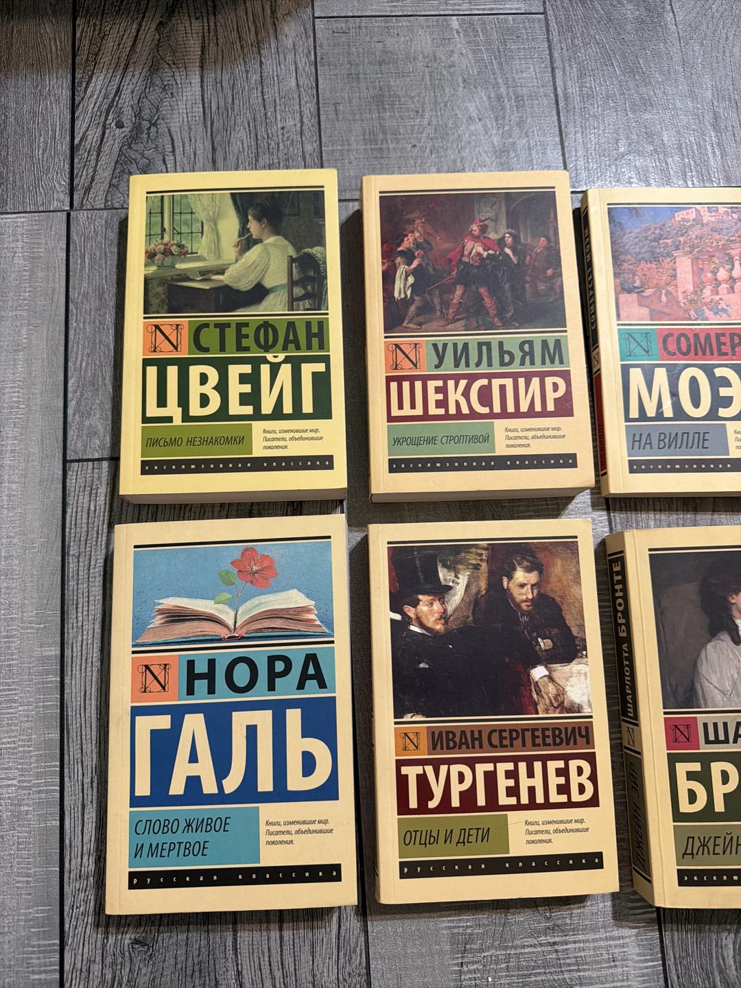 Шарлотта Бронте, Иван Тургенев, Стефан Цвейг, Уильям Шекспир, Сомерсет Моэм Книги эксклюзивная классика — фото 2