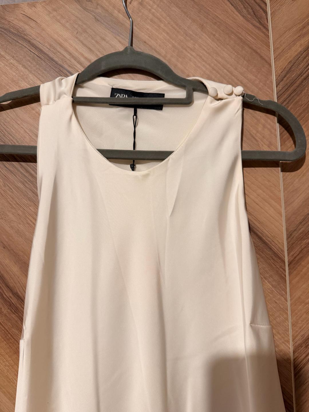 Zara Платье Zara платье в пол, открыта спина — фото 2