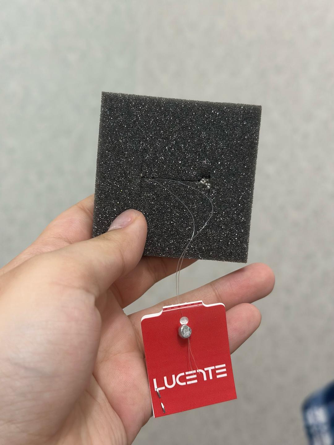 lucente Серьги Lucente серебро 925 на гвоздиках — фото 2