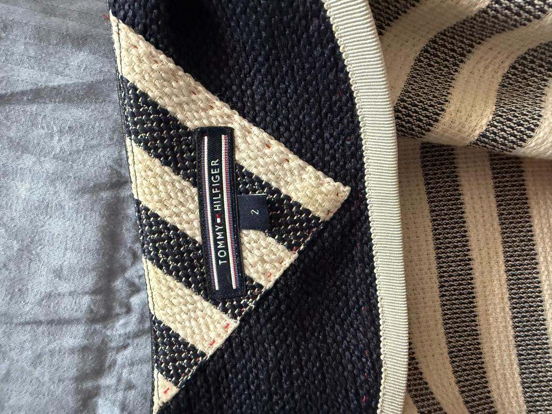 Tommy Hilfiger Tommy Hilfiger полосатый жакет на молнии — фото 2