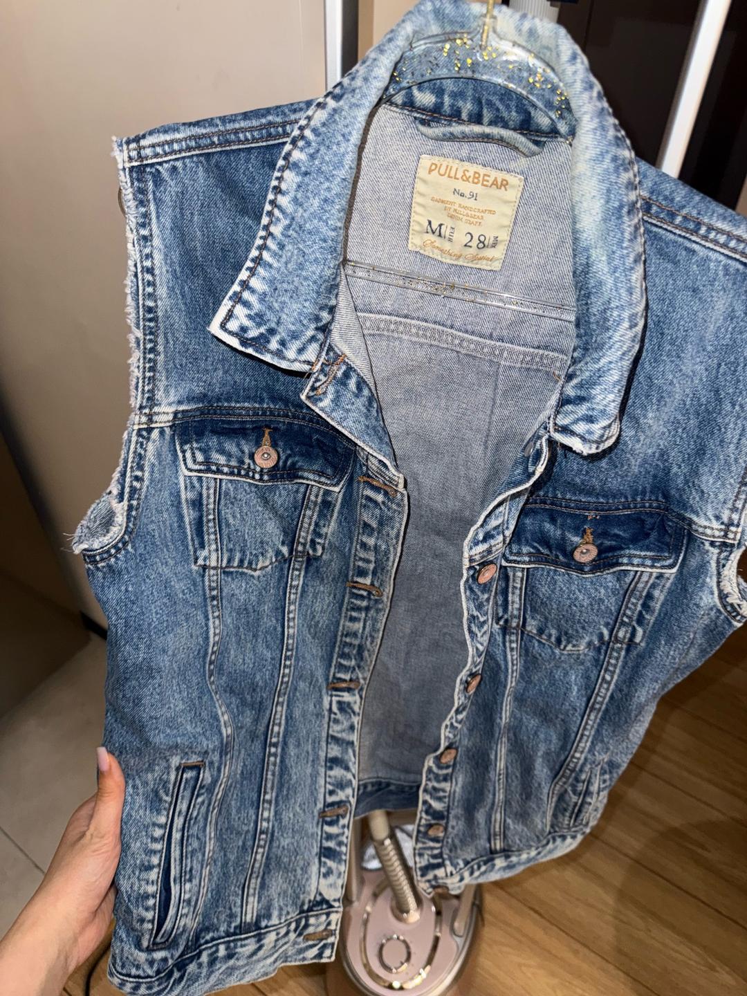 Pull & Bear Джинсовая жилетка Pull&Bear — фото 2