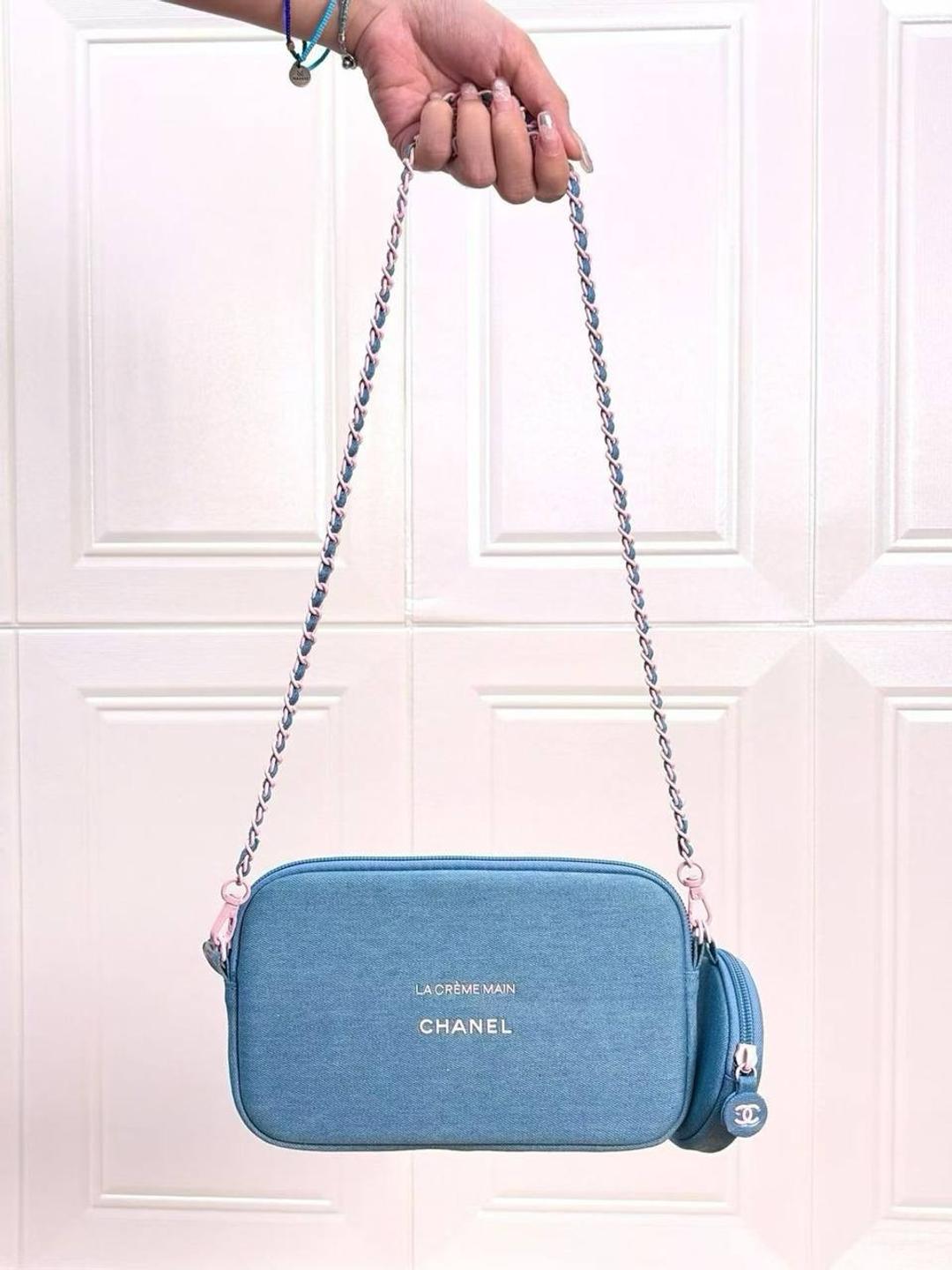 Chanel Chanel Beaute косметичка-сумка из денима — фото 2