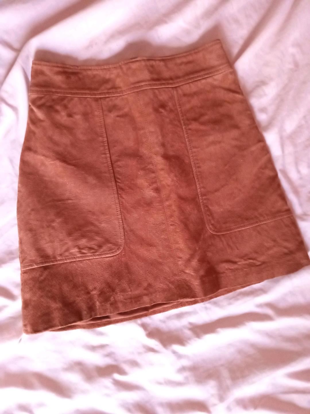 H&M Замшевая юбка — фото 2