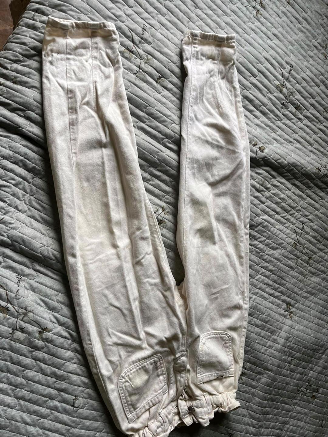 Zara Белый джинсы Zara — фото 2