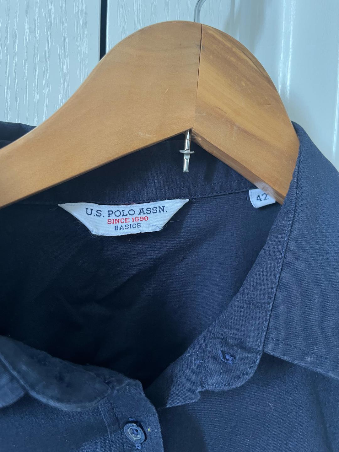 U.S. Polo Assn. Рубашка U.S. Polo Assn. Темно синяя — фото 2