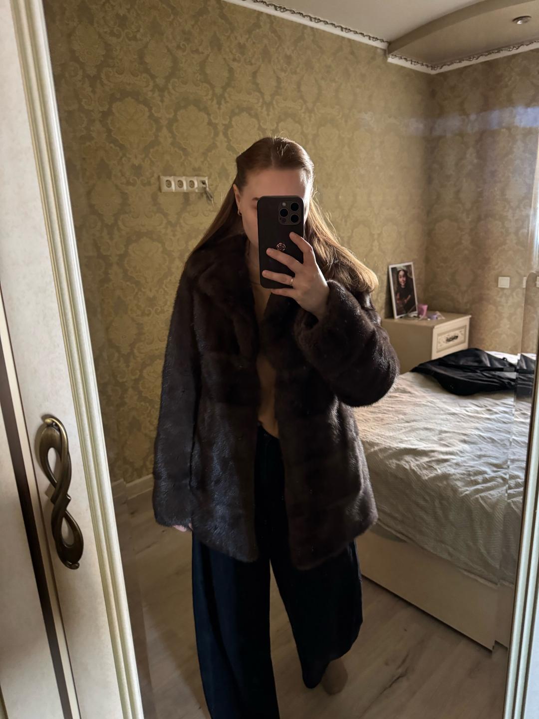 Нет бренда Норковая шуба — фото 2
