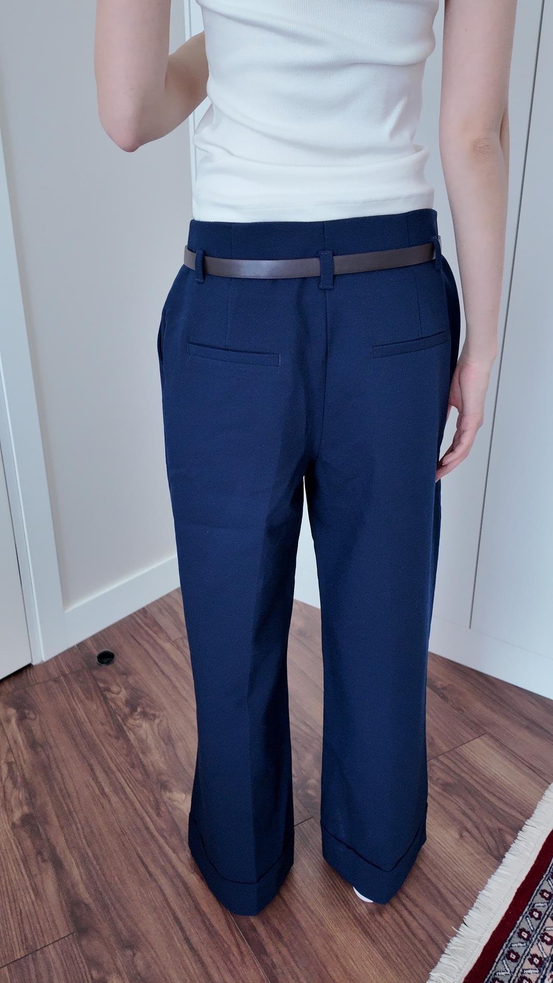 Zara Синие штаны Zara — фото 2