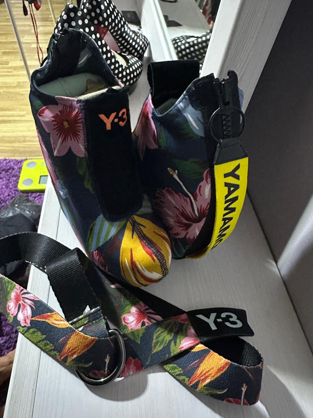 Y-3 Кроссовки Y-3 с цветочным принтом — фото 2