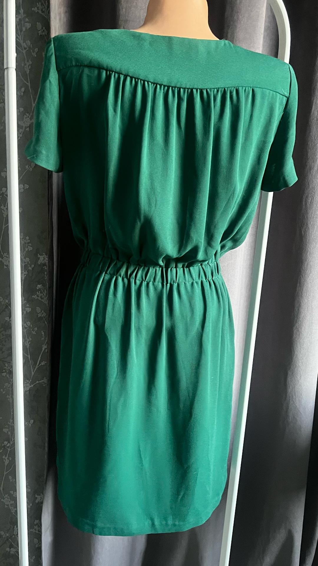 Zara Зеленое платье ZARA BASIC — фото 2