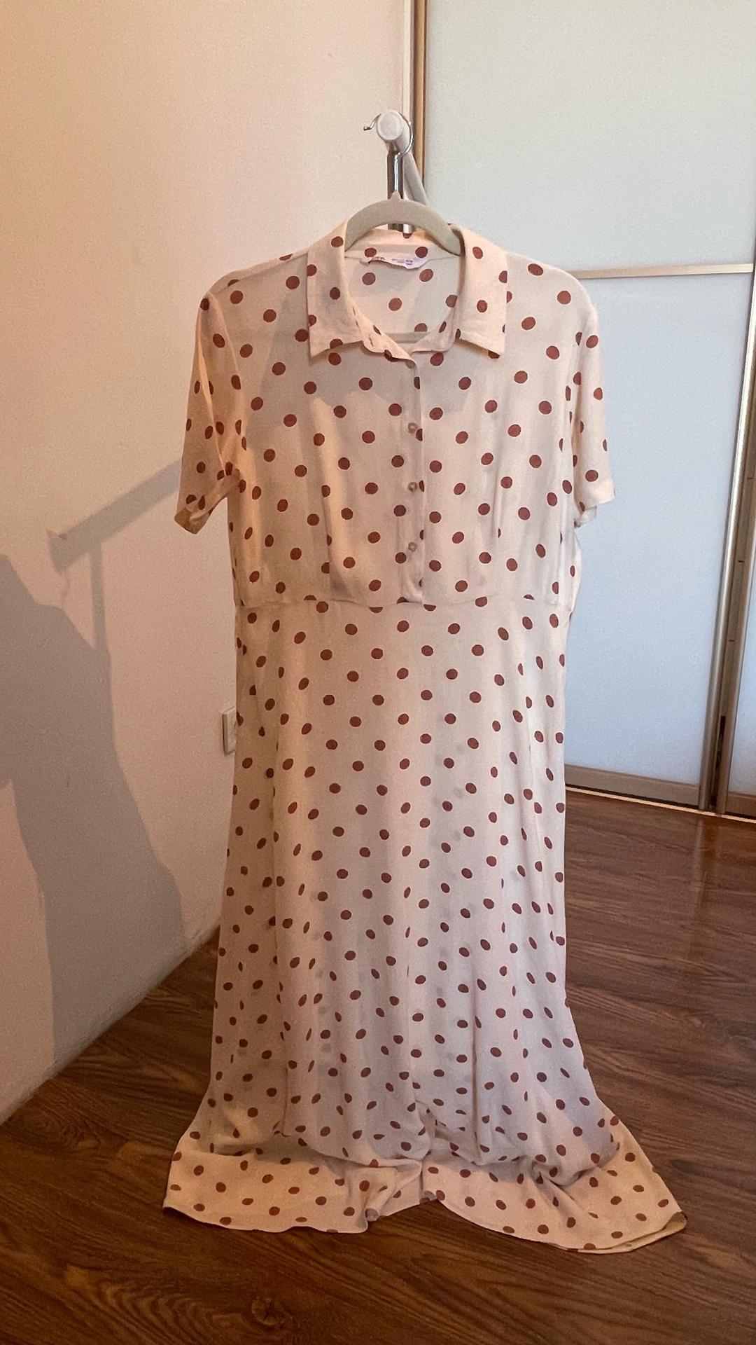 Zara Платье Zara, горошек/ polka dot — фото 2