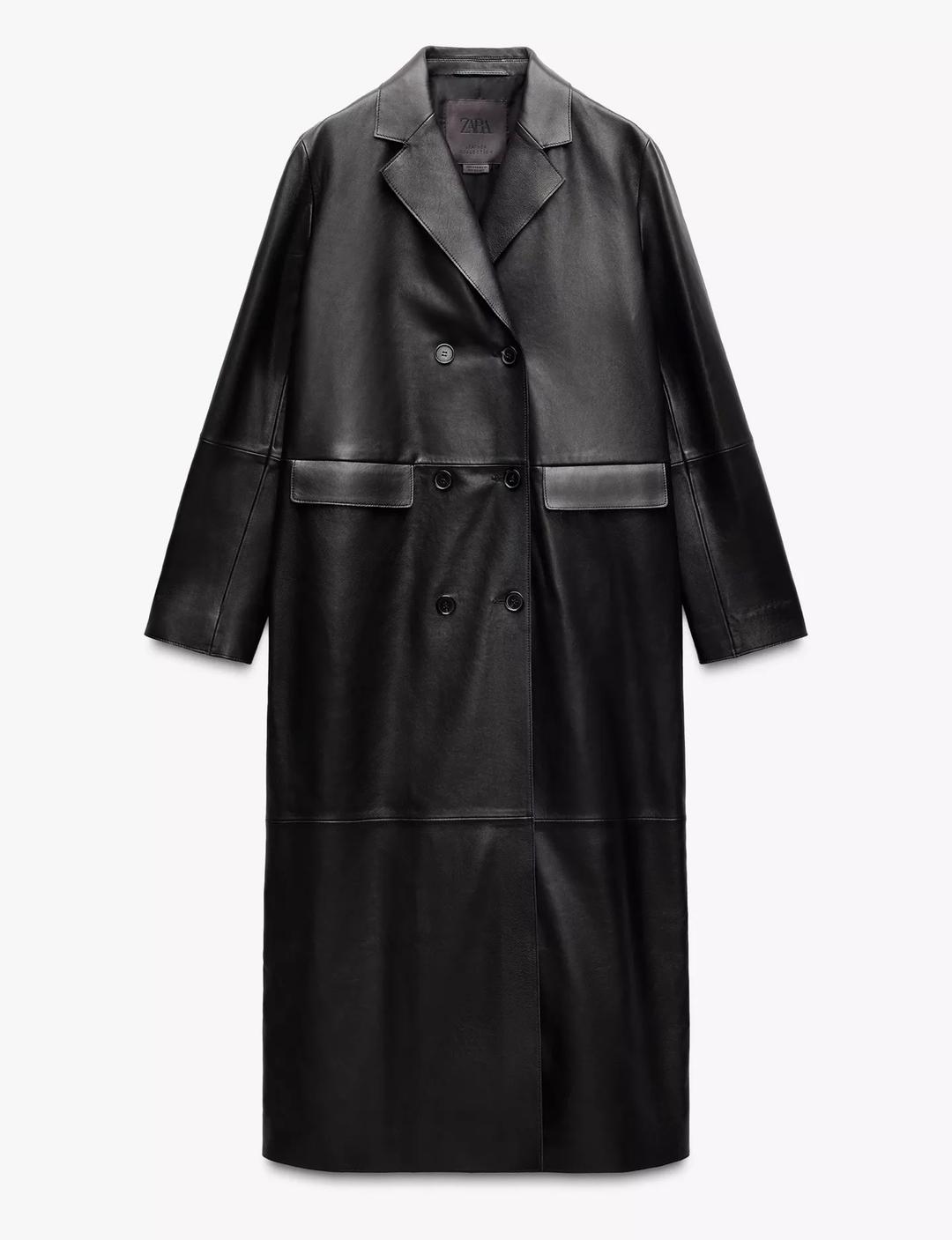 Zara ZARA кожаный тренч — фото 2